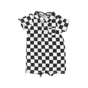 Checkerboard Polo Shortie 12-18M