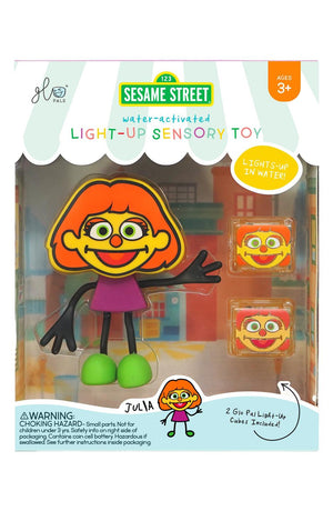 Glo Pals Light Up Sensory Toy for Autism Sesame Street Julia New