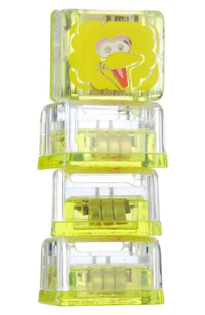 Glo Pals x Sesame Street® Big Bird 4-Pack Water Activated Light-Up Sensory Cubes in Yellow