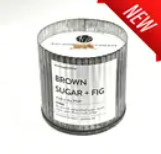 Brown Sugar + Fig Rustic Farmhouse Soy Candle 10 oz