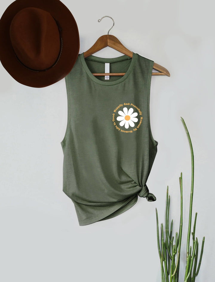 Life is good happily and peacefully moment by moment