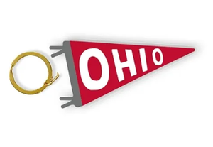 Ohio Pennant Key Fob