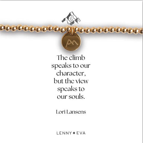 Mountain Bracelet, The Climb Speaks