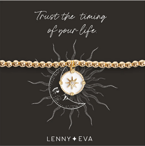 Lenny and Eva - Star Wht Celestial Bracelet