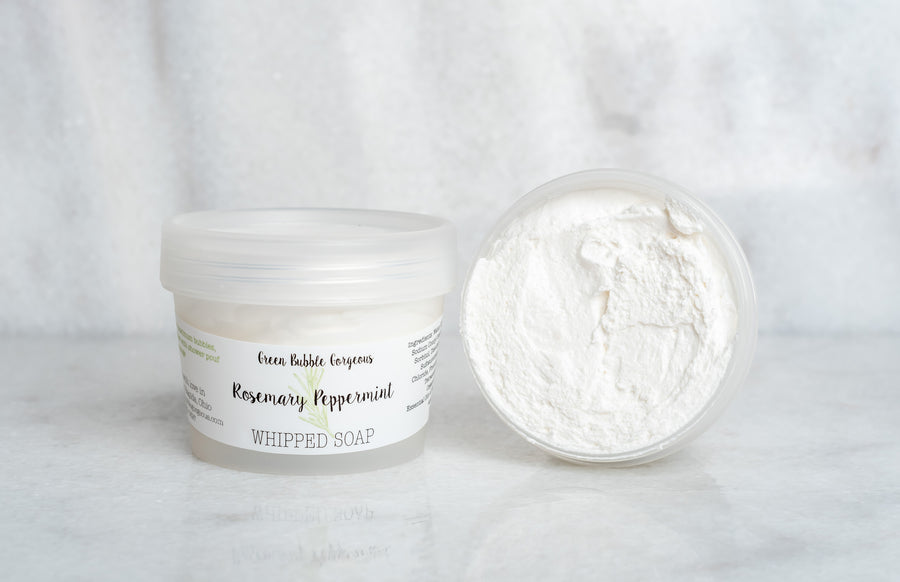 Rosemary Peppermint Whipped Soap