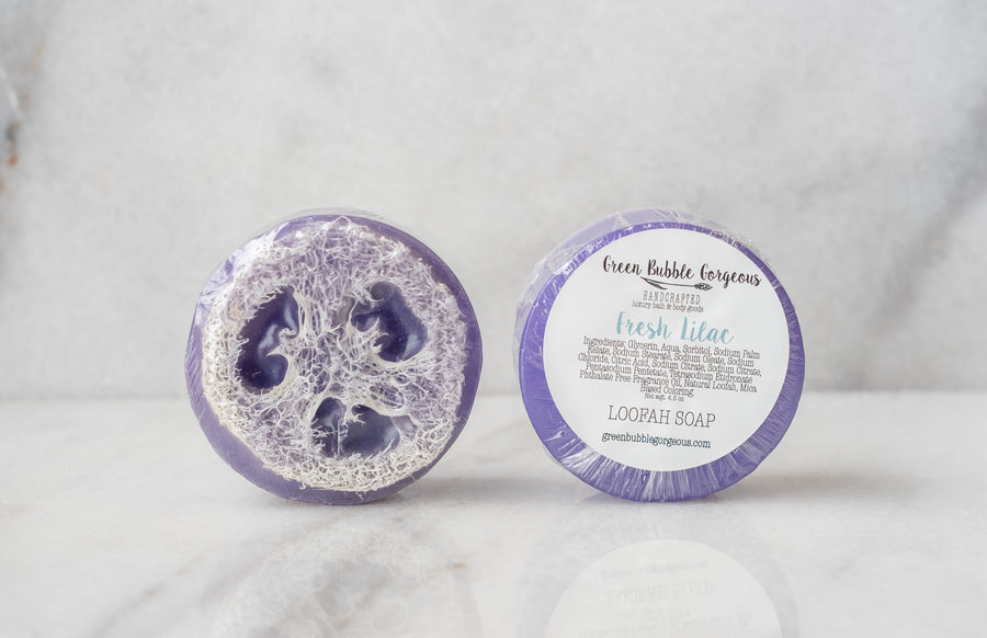Fresh Lilac Loofah Soap