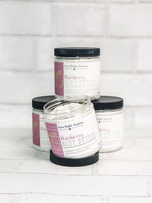 pearberry body butter, natural body butter, whipped body butter