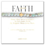 Faith Over Fear Bracelet, 6mm-Amazonite