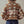 AZTEC PRINT SHERPA CROPPED JACKET: KHAKI