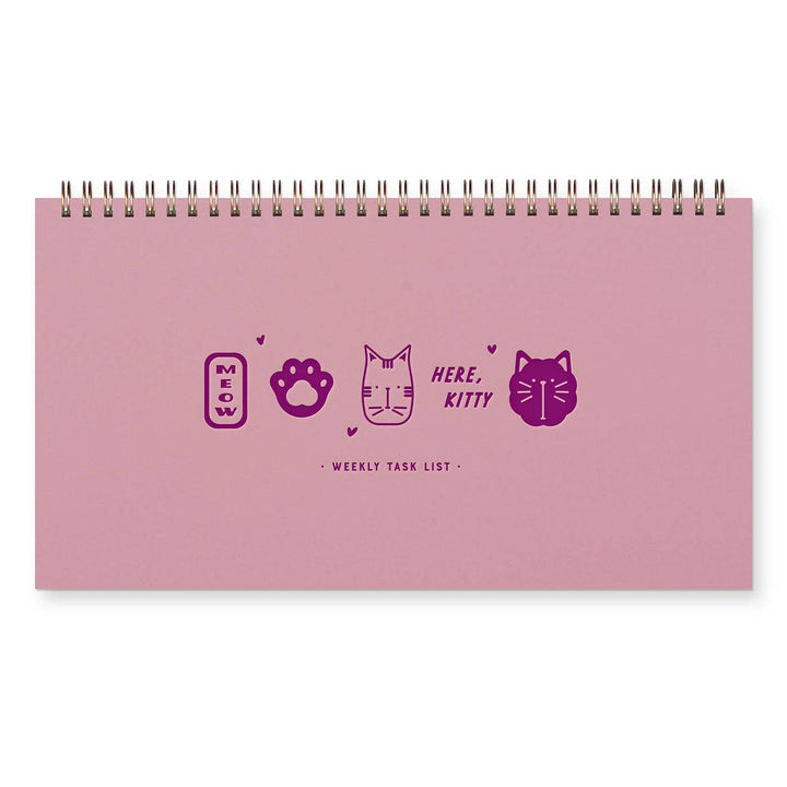 Meow Cat Weekly Planner - Thistle