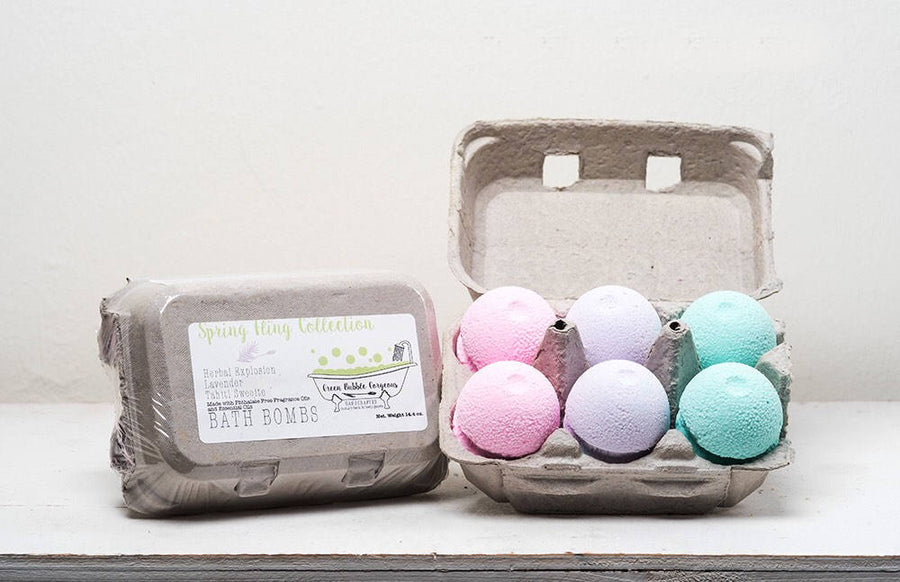 Energy Crystal Bath Bomb, Essential Oil Bath Fizz