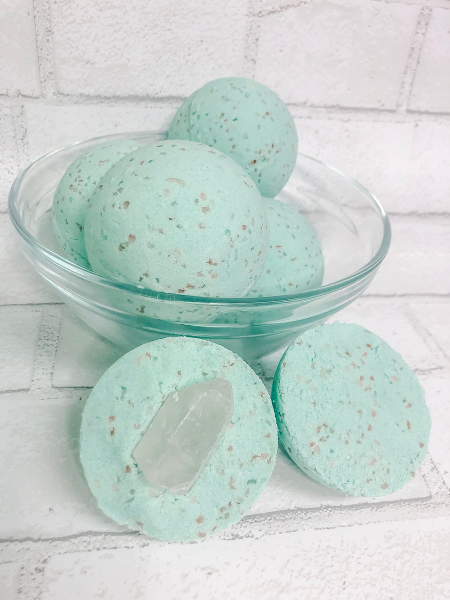 Reactivate Crystal Bath Bomb, Essential Oil Crystal Bath Fizz